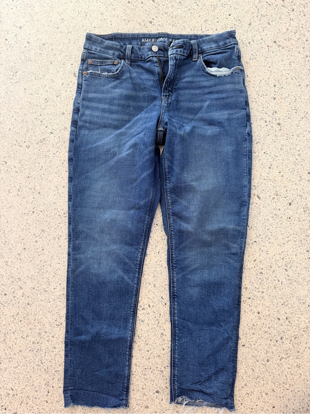 American Eagle Outfitters Women’s Curvy 90’s Skinny-Size 8 Long